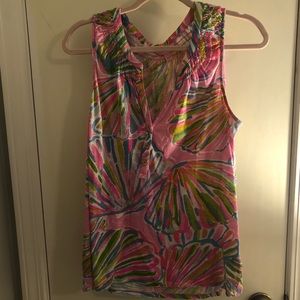 Lilly Pulitzer tank with Seashell Print